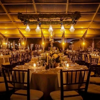 Namiot ślubny Marquee Clear Tent sprzedawany do Meksyku